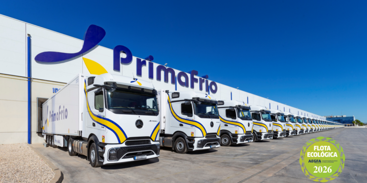 Primafrio reafirma su liderazgo sostenible con la quinta renovación del certificado Flota Ecológica