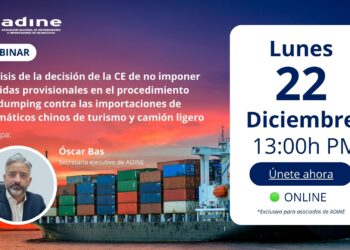 Adine analiza en un webinar la decisión de la Comisión Europea de no imponer medidas