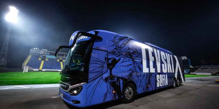 El PFC Levski Sofia estrena un nuevo autobús Setra adaptado a las exigencias