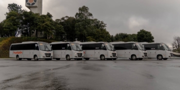 Volare exporta 42 minibuses a Buses Hualpén en Chile para condiciones extremas