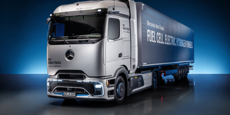 Daimler Truck presenta el NextGenH2 Truck y avanza hacia el transporte pesado