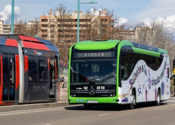 El transporte público de Zaragoza bate récords de uso en el pasado año 2025