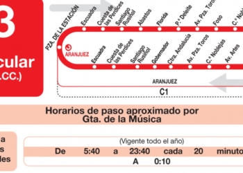 Aranjuez prueba una app para saber en tiempo real cuándo llega el autobús urbano