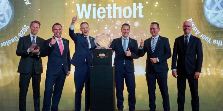 DAF premia a Wietholt Nutzfahrzeuge como «International Dealer of the Year 2026»