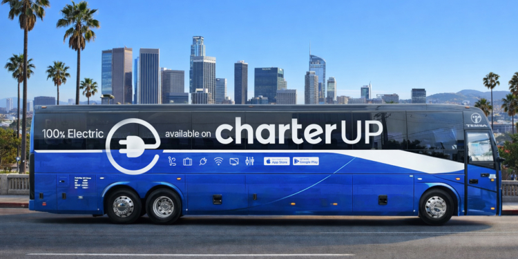 CharterUP despliega autocares eléctricos Temsa TS45E en el sur de California