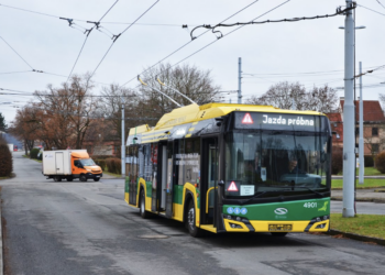 Tychy renueva su flota de trolebuses con 18 autobuses eléctricos Solaris