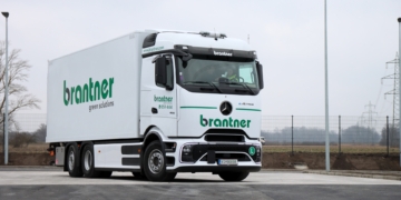 Brantner impulsa la logística sostenible con la incorporación de 13 eActros eléctricos