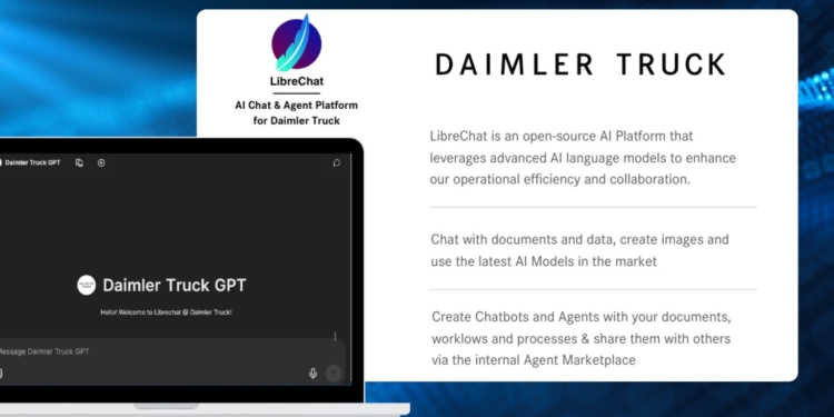 Daimler Truck despliega LibreChat como plataforma global de inteligencia artificial