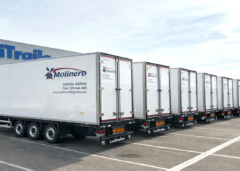 Grupo Molinero Logística amplía su flota con 120 frigoríficos Evolution de Lecitrailer