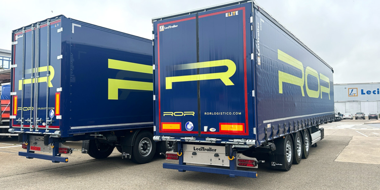 ROR refuerza su flota con 37 nuevos semirremolques Lecitrailer