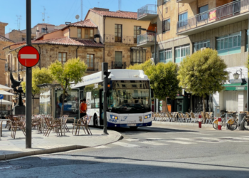 El autobús urbano de Salamanca tendrá prioridad en la presencia de semáforos