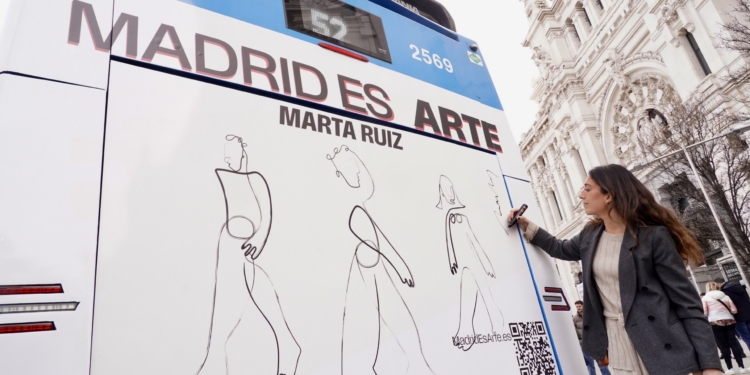 El talento artístico recorre Madrid en los autobuses de EMT Madrid