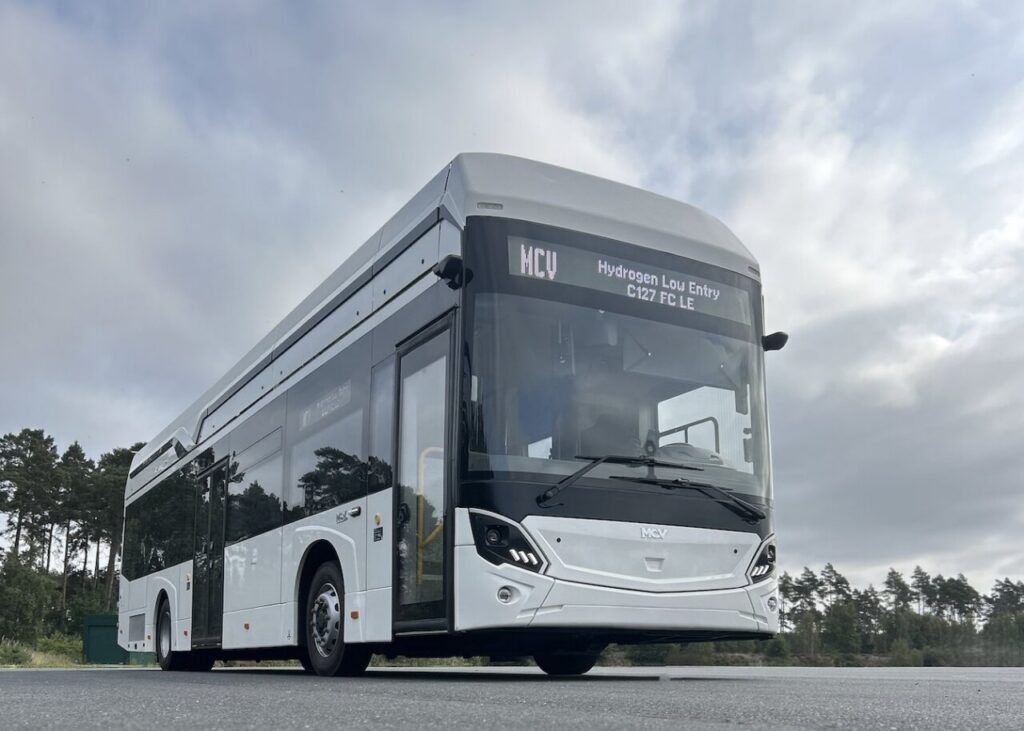 Autobús C127 FC LE de MCV, modelo de hidrógeno en Berlín