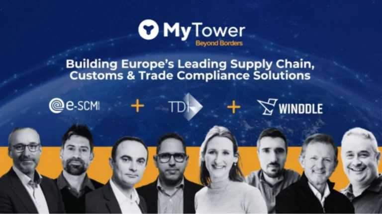 Equipo de MyTower en evento sobre logística y digitalización en Europa
