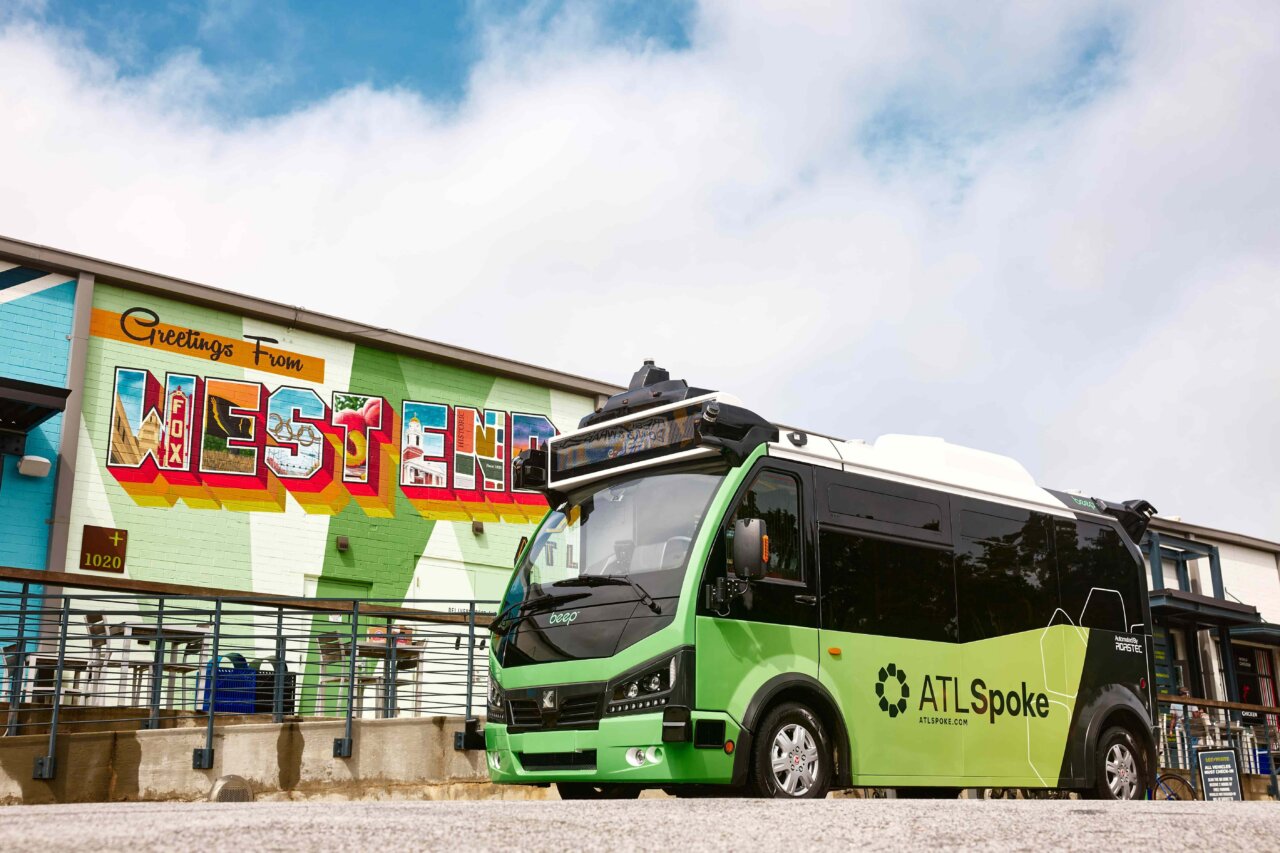 Karsan pone en marcha su autónomo e-JEST en Atlanta para transportar pasajeros reales