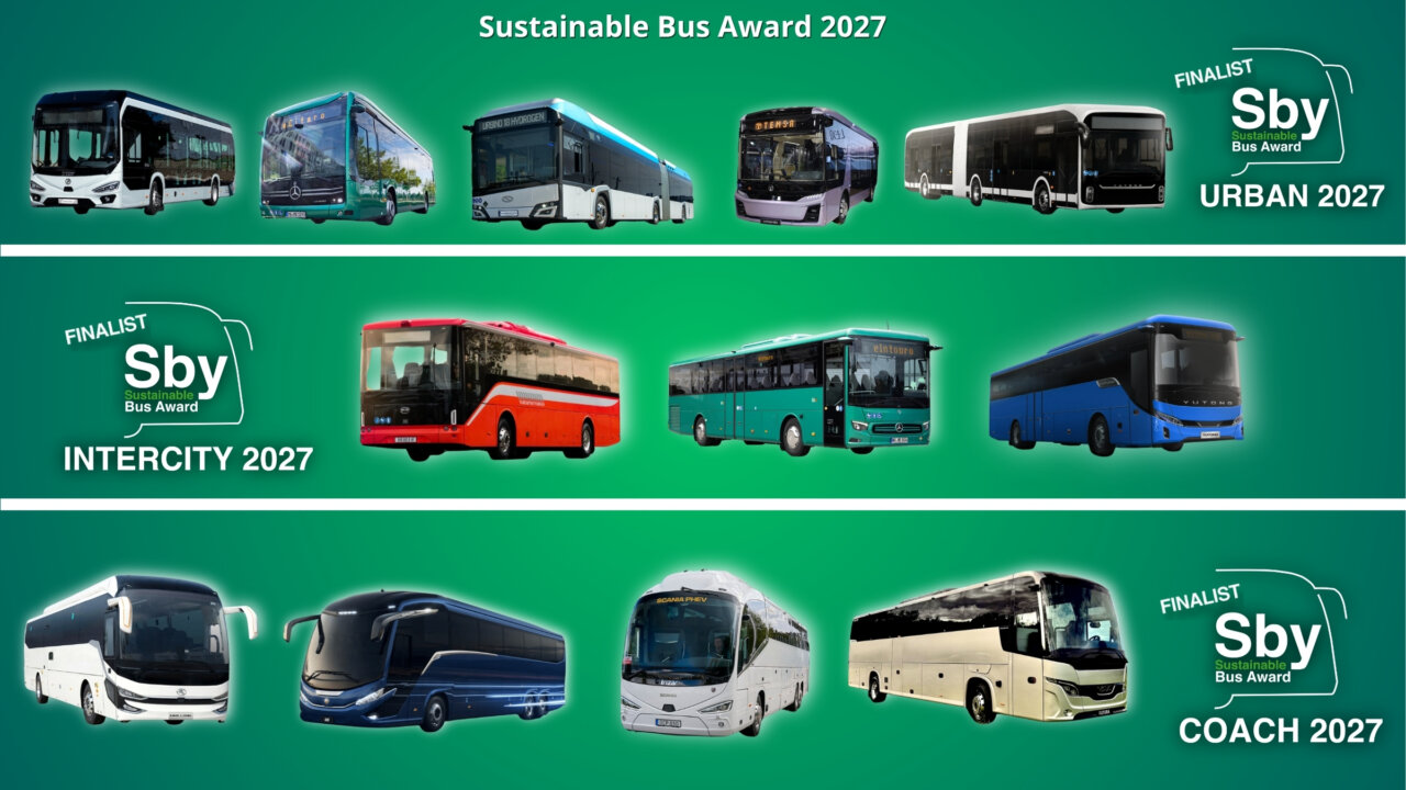 Los Sustainable Bus Awards 2027 inician la carrera por la sostenibilidad