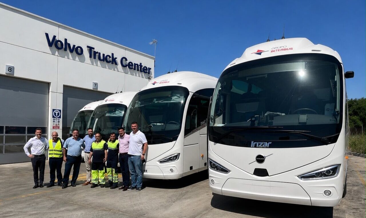 Interbus incorpora cuatro nuevos Volvo B13R para reforzar la flota de Damas