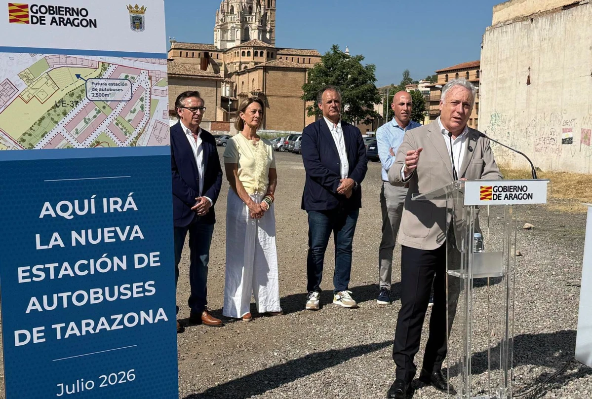 Aragón y Tarazona dan el primer paso para construir la nueva estación de autobuses