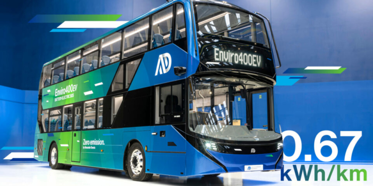 La nueva generación del Enviro400EV marca un nuevo estándar de consumo