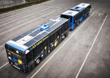 Los autobuses ‘toman’ el Sol en las calles de Múnich