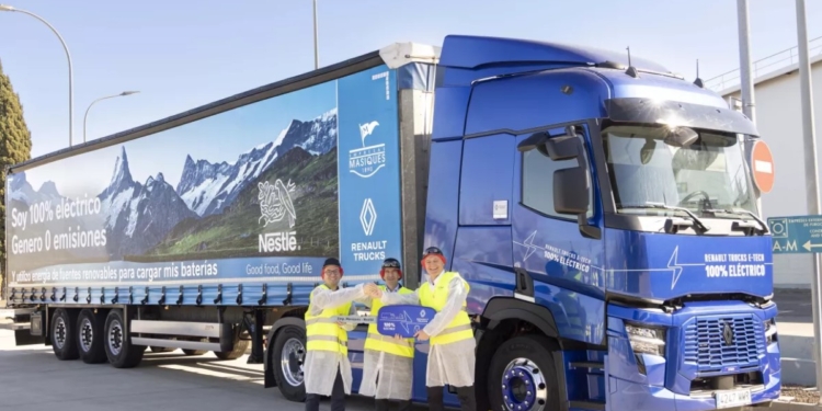 El primer Renault Trucks E-Tech T de España ya está rodando