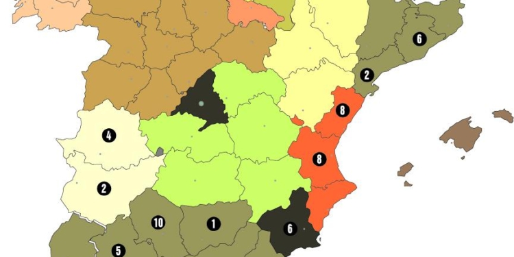 Cambios de precio y geográficos en el panorama nacional
