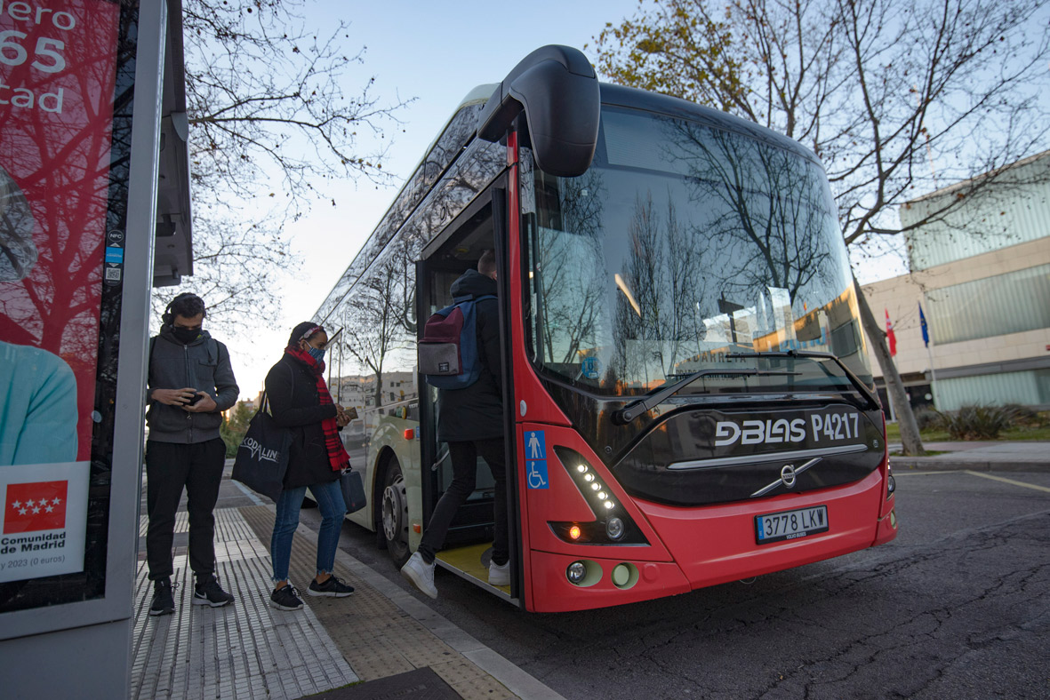 Arriva realiza pruebas con el Volvo eléctrico en Alcorcón