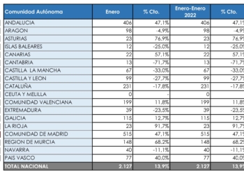 Los rígidos pesados no empiezan 2022 con buen pie: -6%