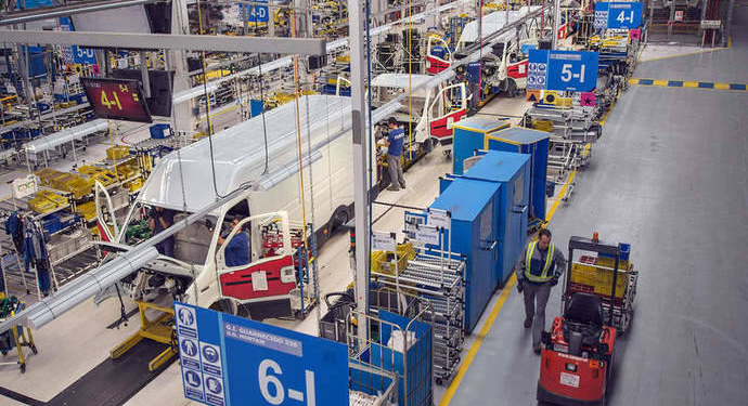 Cae la producción de vehículos industriales en España: 18,2% menos en septiembre