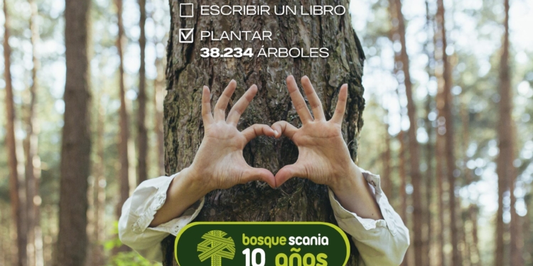 ‘Un Scania, un árbol’, el bosque de Scania cumple diez años