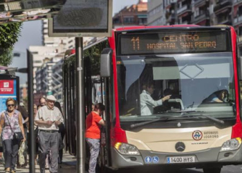 Los buses de Logroño incorporarán el pago con tarjeta antes de final de año