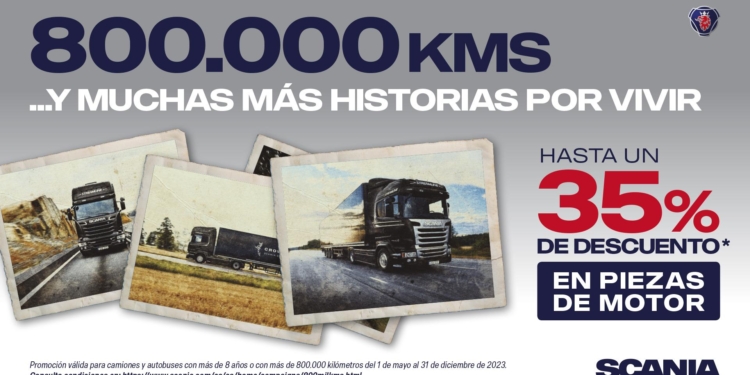 Scania ‘mima’ a sus vehículos que acumulan un mayor recorrido