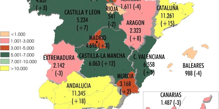 El Sector se compone de 69.376 empresas de pesado