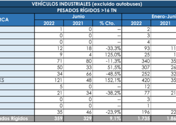 Los rígidos pesados recuperan terreno en mayo