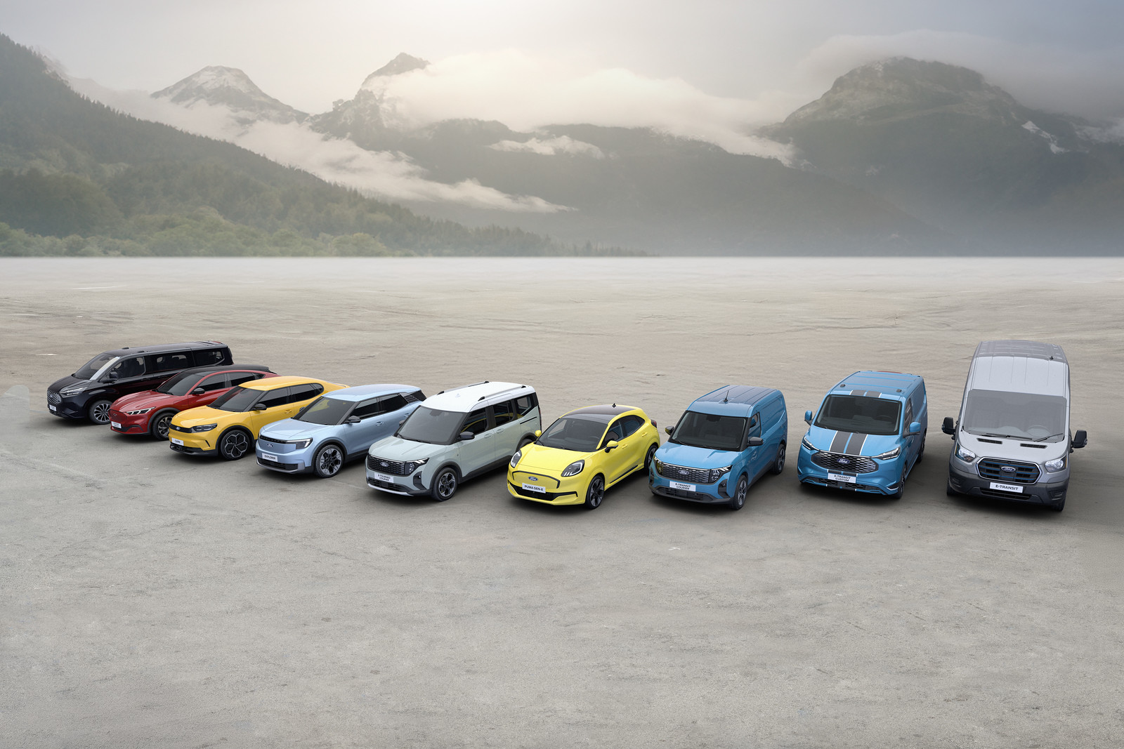 Ford amplía su gama eléctrica para clientes europeos