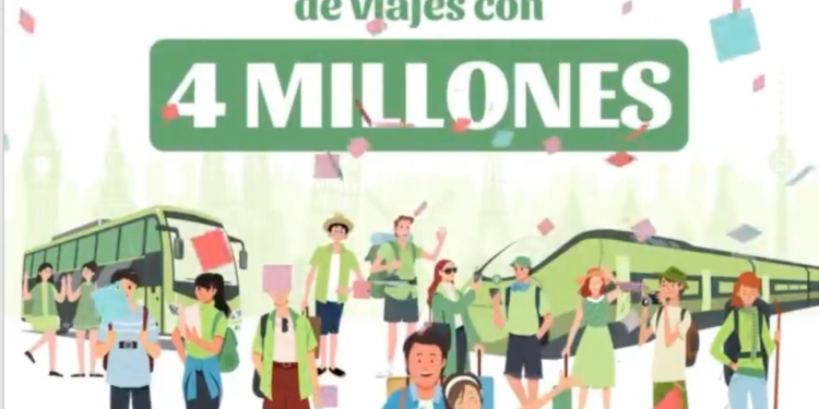 Éxito del Verano Joven: 4 millones de viajeros en dos meses