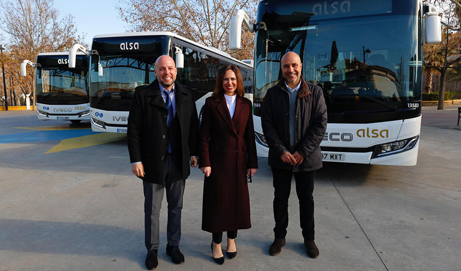 El Consorcio de Granada incorpora tres nuevos autobuses híbridos