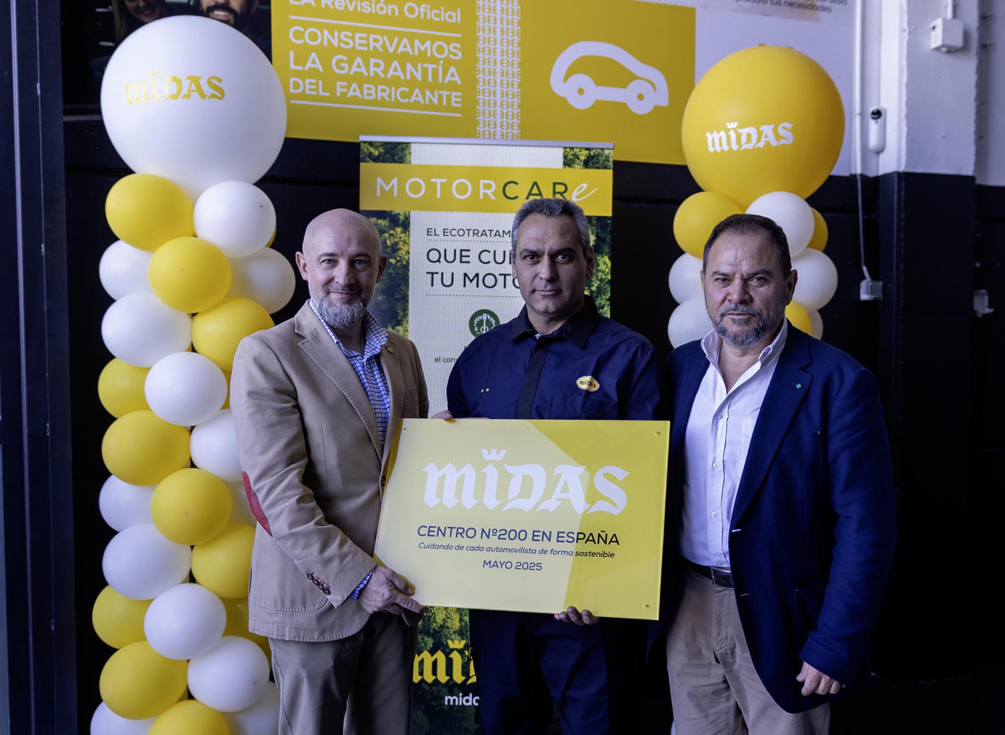 Midas celebra la apertura de su taller número 200 en España