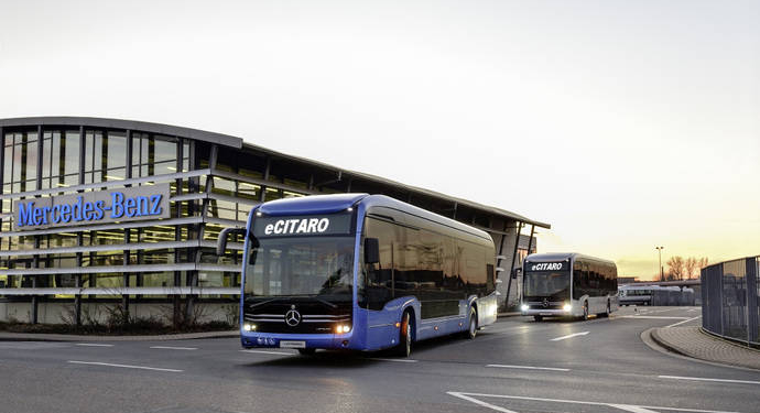 Los buses eléctricos ganan terreno a los diésel en Europa