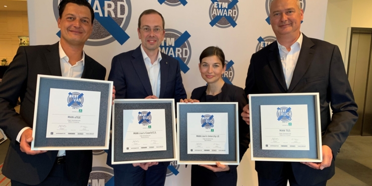 MAN Truck & Bus vuelve a imponerse en los premios ETM edición 2022