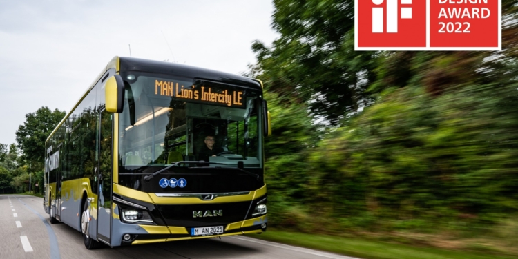 El nuevo MAN Lion’s Intercity LE gana el iF Design Award 2022