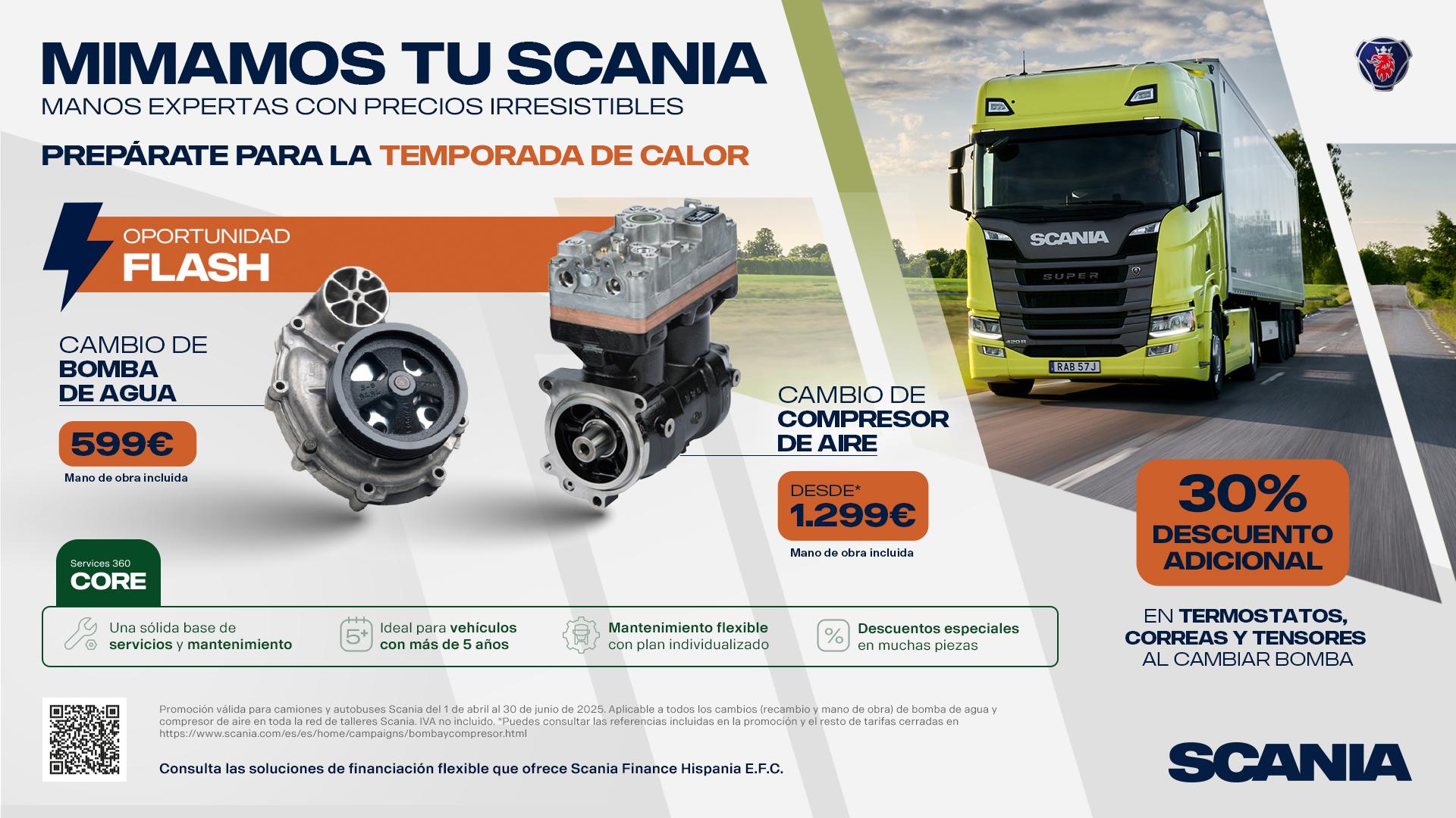 Scania Hispania lanza campaña de mantenimiento preventivo