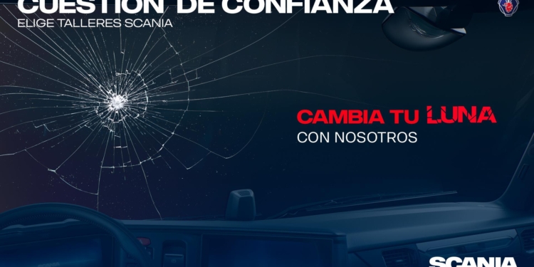 Scania lanza una nueva campaña para el cambio de lunas de camiones