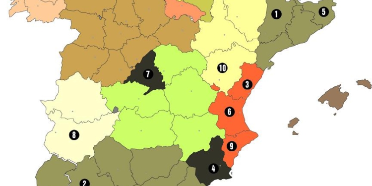 La franja mediterránea recupera su lugar
