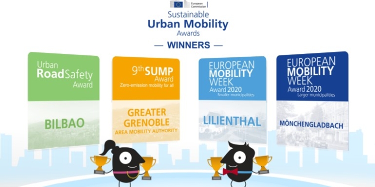 Ganadores de los premios europeos de movilidad sostenible