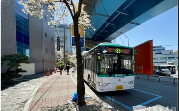 Los autobuses eléctricos King Long ganan popularidad en Corea del Sur