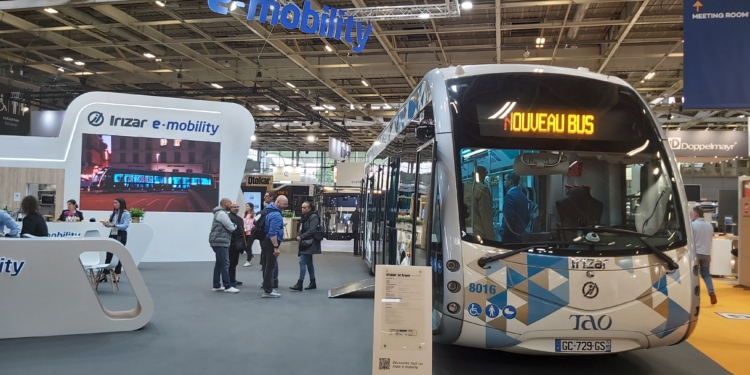 Irizar presenta sus soluciones en la European Mobility de París