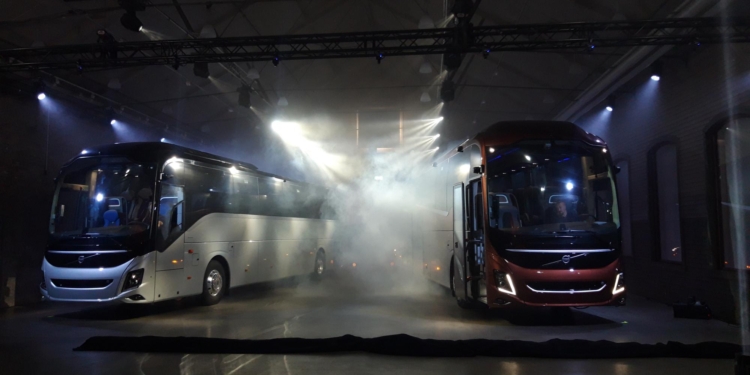 Volvo presenta su nueva plataforma de ahorro de combustible para autocares