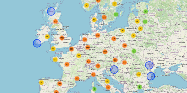 ACEA traza las ubicaciones prioritarias para los puntos de recarga eléctrica