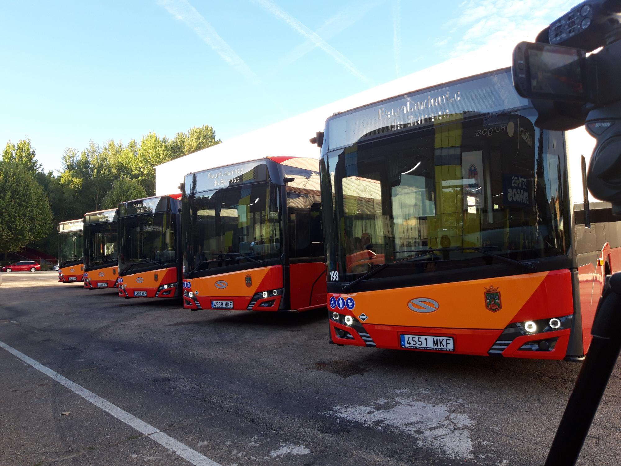 Burgos contará con cinco nuevos autobuses propulsados a gas